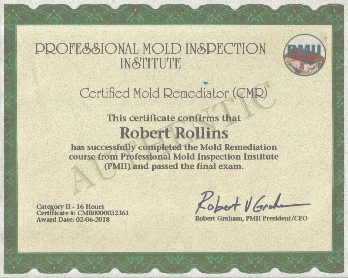 DSCI Certified Mold Remediation Diversified Construction Services Inc