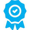 Certification ribbon icon